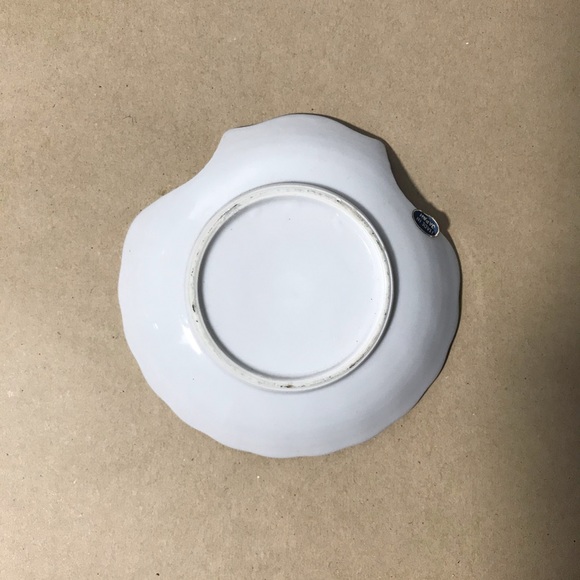 vintage risque trinket dish with gold trim - Picture 3 of 4